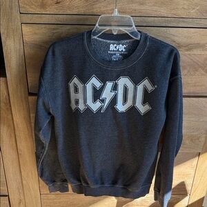 AC/DC Charcoal Crewneck Sweater